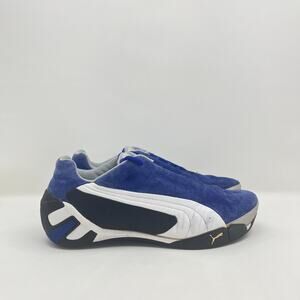 Puma Mostro Sneakers Blue Suede White Formstrip Black Sole Shoes Men's Size 7